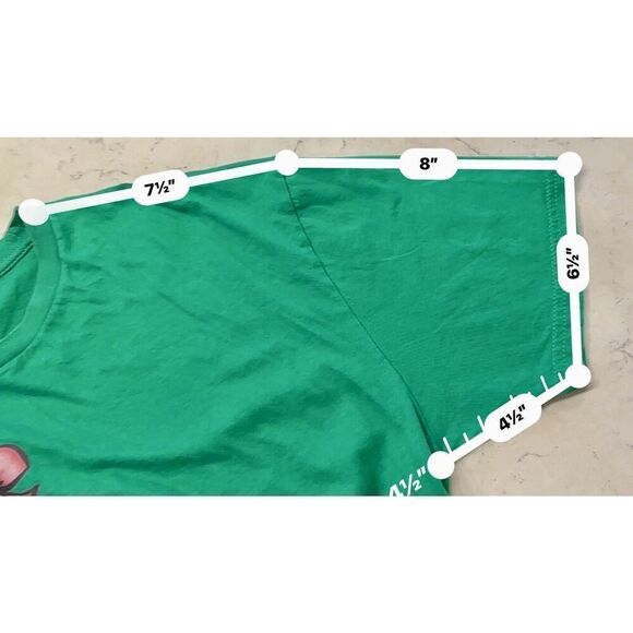 Retro 40’s Christmas Tshirt SIZE XL Green Sexy Pin Up Girl Playboy Fun Fast Ship - Picture 9 of 10